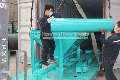 Complete equipment for npk fertilizer production process sent to Algeria