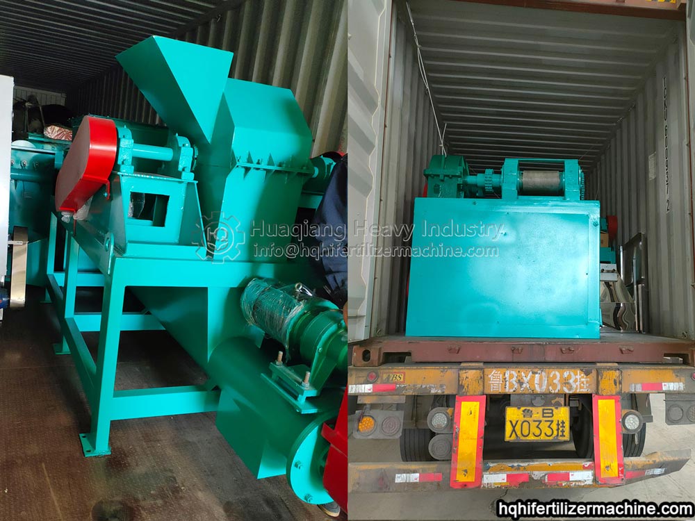 Indonesia to the Roller Press Granulator Production Line delivery site