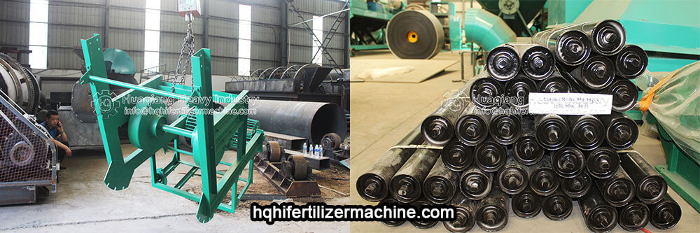 Large-angle Belt Conveyor for Fertilizer equipment in Malaysia