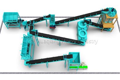 roller press granulator production line