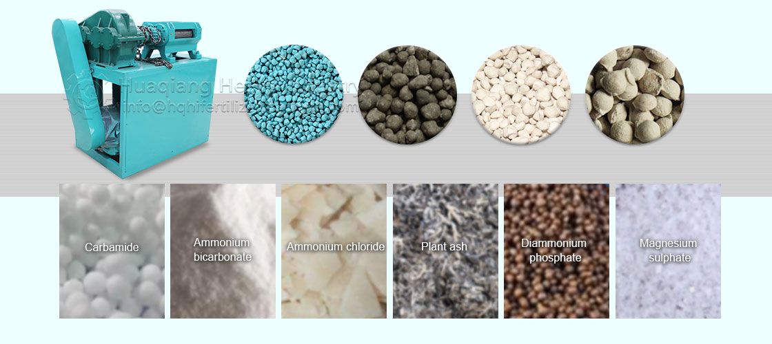 Three types of extruding fertilizer granulator