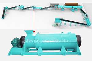 1-10t/h New Type Organic Fertilizer Granulator in Huaqiang 