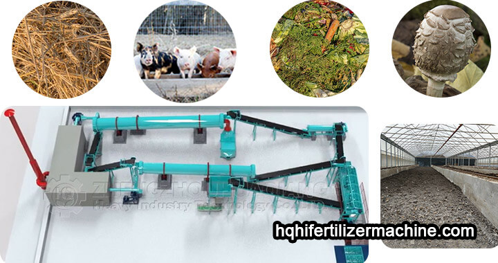 Pig manure organic fertilizer production line