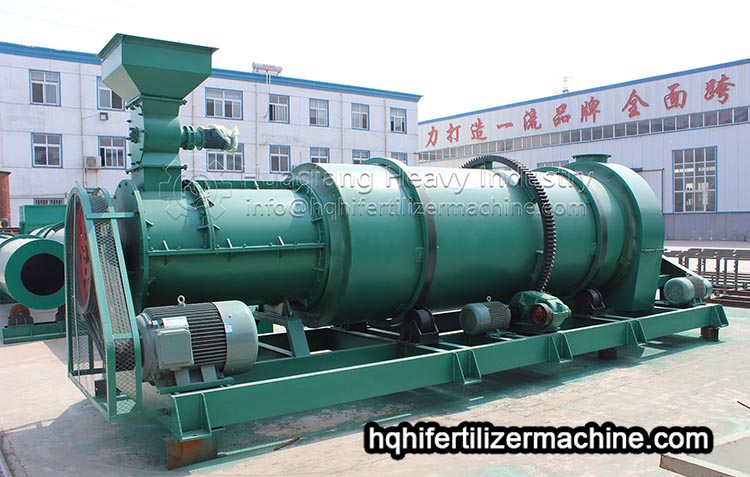 New type agitator drum granulator for organic fertilizer