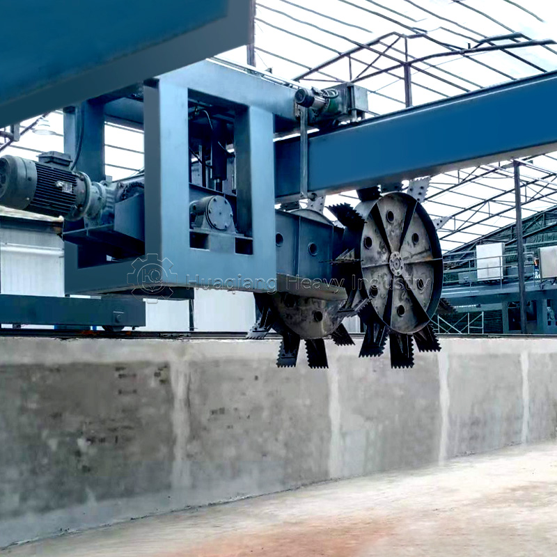 Large Wheel Compost Turning Machine